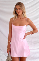 Sienna Pink Mini Dress