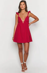 Tammie Red Mini Dress