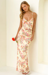 Sintra Yellow Bloom Maxi Dress